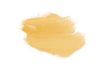 Smear ve ruj veya akrilik boya beyaz izole doku