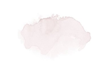 Beyaz üzerine izole edilmiş, sıvı bir kova boyası ile soyut suluboya arka plan görüntüsü. Koyu kırmızı tonları