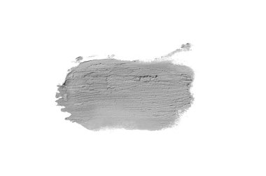 Smear ve ruj veya akrilik boya beyaz izole doku