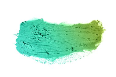 Smear ve ruj veya akrilik boya beyaz izole doku