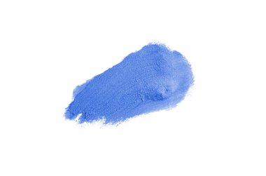 Smear ve ruj veya akrilik boya beyaz izole doku