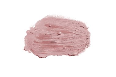 Smear ve ruj veya akrilik boya beyaz izole doku