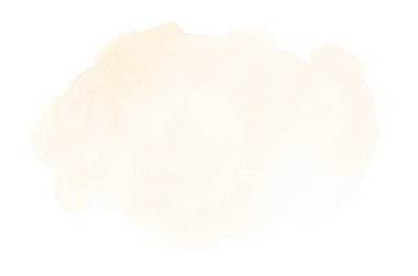 Beyaz üzerine izole edilmiş, sıvı bir kova boyası ile soyut suluboya arka plan görüntüsü. Açık turuncu tonları