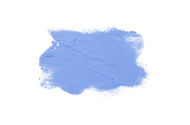 Smear ve ruj veya akrilik boya beyaz izole doku