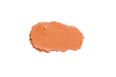 Smear ve ruj veya akrilik boya beyaz izole doku