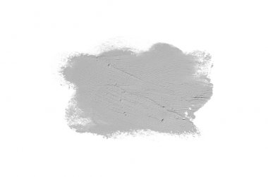 Smear ve ruj veya akrilik boya beyaz izole doku