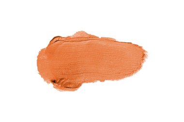 Smear ve ruj veya akrilik boya beyaz izole doku