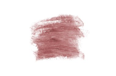 Smear ve ruj veya akrilik boya beyaz izole doku