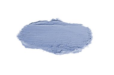 Smear ve ruj veya akrilik boya beyaz izole doku