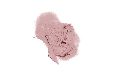 Smear ve ruj veya akrilik boya beyaz izole doku