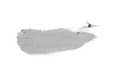 Smear ve ruj veya akrilik boya beyaz izole doku