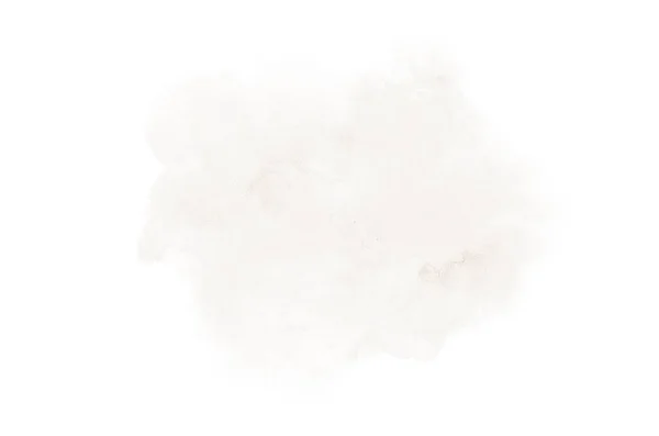 Abstract aquarel achtergrondafbeelding met een vloeibare Splatter van Aquarelle verf, geïsoleerd op wit. Bruine tinten — Stockfoto