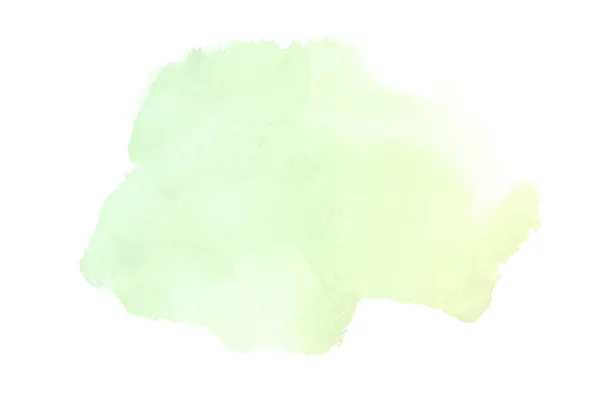 Imagen de fondo de acuarela abstracta con una salpicadura líquida de pintura acuarela, aislada en tonos pastel blancos. — Foto de Stock