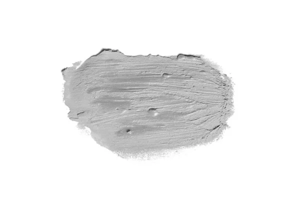 립스틱 이나 아크릴 페인트의 얼룩과 질감은 흰색에 고립 — 스톡 사진