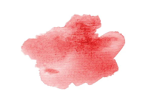 해당 페인트, 흰색 절연 액체 튄와 추상 수채화 배경 이미지입니다. 레드 톤 — 스톡 사진