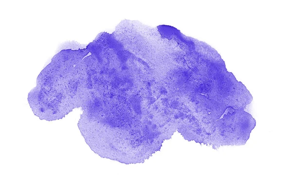 Abstract aquarel achtergrondafbeelding met een vloeibare Splatter van Aquarelle verf, geïsoleerd op wit. Violet tinten — Stockfoto