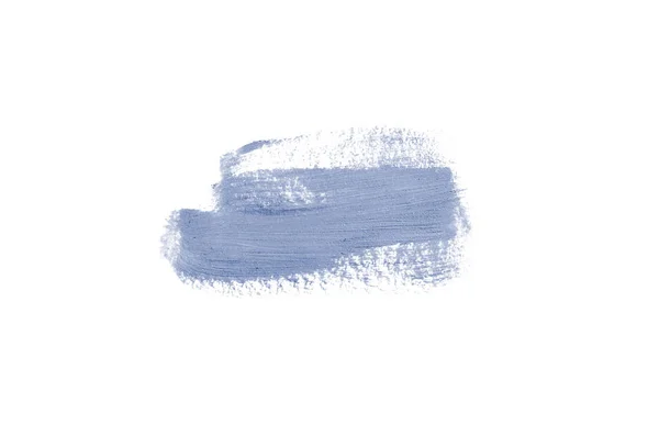 Smear Textuur Van Lippenstift Acrylverf Geïsoleerd Witte Achtergrond Lijn Van — Stockfoto