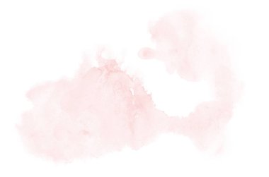 Aquarelle boya, üzerinde beyaz izole bir sıvı sıçrama ile suluboya arka plan görüntüsü. Kırmızı tonları