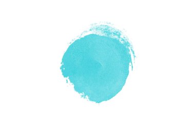 Smear ve ruj veya akrilik boya beyaz izole doku