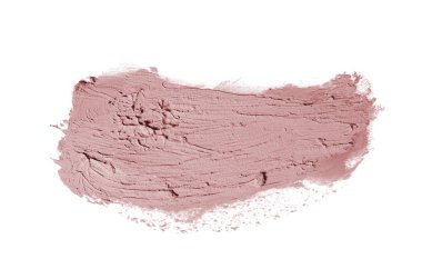 Smear ve ruj veya akrilik boya beyaz izole doku