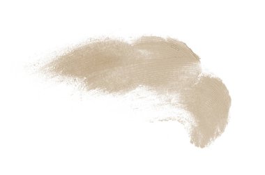 Smear ve ruj veya akrilik boya beyaz izole doku