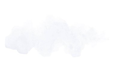 Beyaz üzerine izole edilmiş, sıvı bir kova boyası ile soyut suluboya arka plan görüntüsü. Koyu mavi tonları