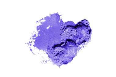 Smear ve ruj veya akrilik boya beyaz izole doku