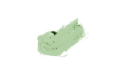 Smear ve ruj veya akrilik boya beyaz izole doku