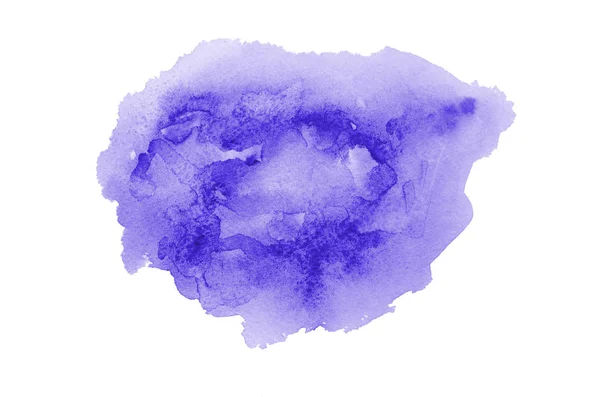 Abstract aquarel achtergrondafbeelding met een vloeibare Splatter van Aquarelle verf, geïsoleerd op wit. Violet tinten — Stockfoto