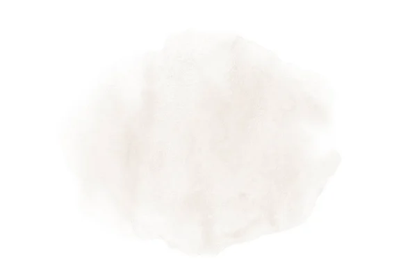 Αφηρημένη εικόνα φόντου υδατογραφίσματος με υγρή διασπορά χρώματος Aquarelle, απομονωμένη σε λευκό. Καφέ αποχρώσεις — Φωτογραφία Αρχείου