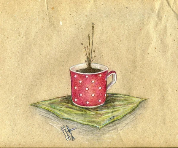 Bir fincan çay. Fırtına bir fincan.
