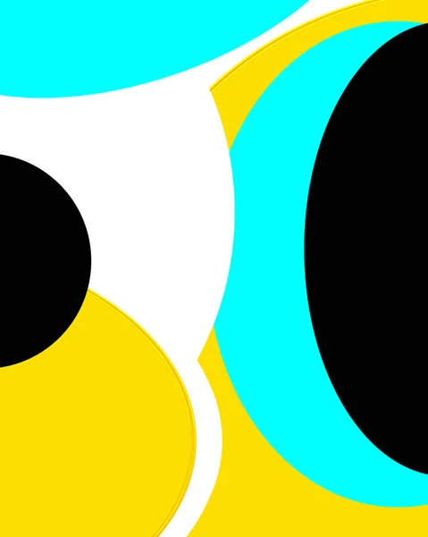 Geometric shapes background in turquoise, white, black and yellow.  Funky retro look also great for adding instant eye catching vibrancy to your project!