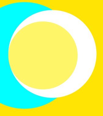 Turkuaz, beyaz ve sarı geometrik şekiller arka plan. Funky retro görünüm anlık göz alıcı canlılık projenize eklemek için de harika!