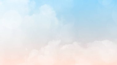 Düğün kartı tasarımı veya sunumu için bokeh konsepti ile pastel çok renkli degrade ile soyut bulanık güzel yumuşak bulut arka plan