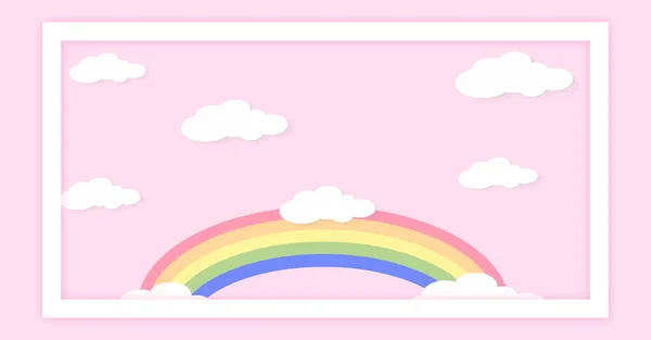 Resumen Kawaii Cielo Colorido Fondo Del Arco Iris Gradiente Suave —  Fotos de Stock