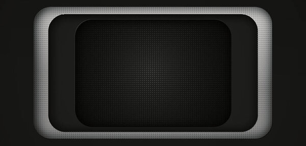 Modern black abstract gradient radial background. Technology corporate design. blank space for text