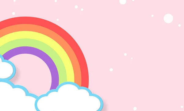 Abstrakte Kawaii Bunte Karikatur Himmel Regenbogen Hintergrund Weiches Pastellgradienten Konzept — Stockfoto