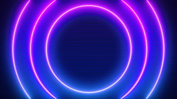 Abstract Neon Bright Lens Flare Colored Black Background Laser Show — Stock Photo, Image