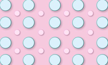 Soyut kawaii şablonu. Çember arka plan. Yumuşak gradyan pastel. Düğün kartı tasarımı veya sunumu kavramı