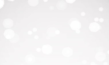 Bokeh ışık efektli soyut beyaz arkaplan