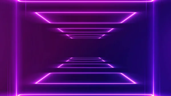 Abstract Neon Felle Lensflare Gekleurd Zwarte Achtergrond Lasershow Kleurrijk Ontwerp — Stockfoto