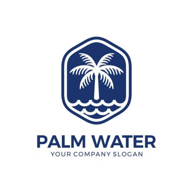 Palmiye ve su logosu