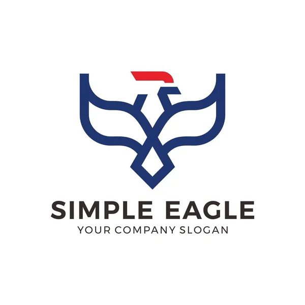 Geometriska Hummingbird Logotypdesign — Stock vektor