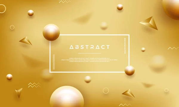 Abstraktes Gold Hintergrund Mit Schönen Goldenen Perlen — Stockvektor