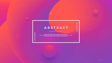 Mor, turuncu arka plan dinamik sıvı şeklinde. Posterler, posterlerini açmaları, broşür, afiş, web sayfaları, üstbilgileri, kapaklar ve diğer için en az sıvı arka plan. Eps10 vektör arka plan.