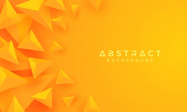 Abstrakt Modern Dreieck Orange Gelber Hintergrund Eps10 Vektorhintergrund — Stockvektor