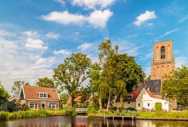 Küçük Hollanda tarihi köy, Ransdorp Amsterdam kuzeyinde, görüntüleme