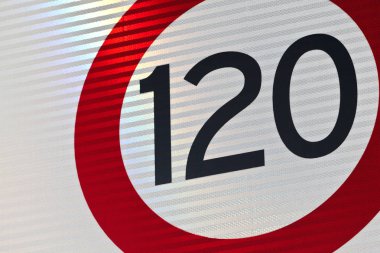 Hollanda'da hız sınırı yol işareti