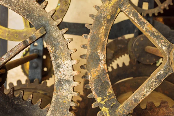 Juego de ruedas dentadas oxidadas vintage — Foto de Stock