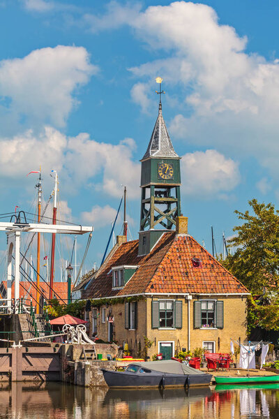 The old village of Hindelopen, The Netherlands